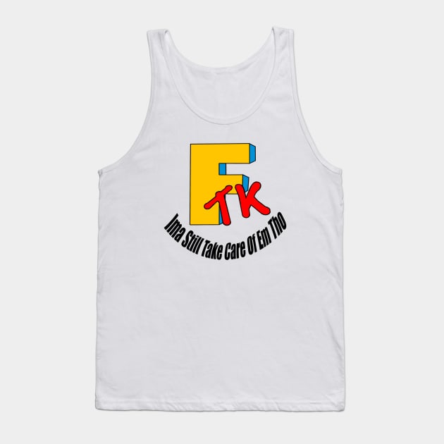 Eff Dem Kidz Tank Top by PAPERHAT Teez